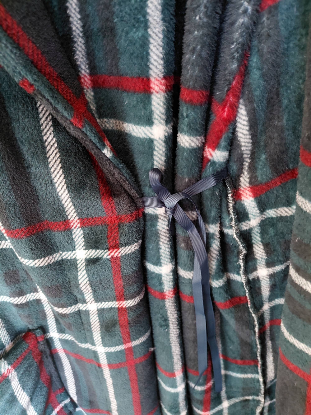 George Men's Plaid Robe - Picture 5 of 6